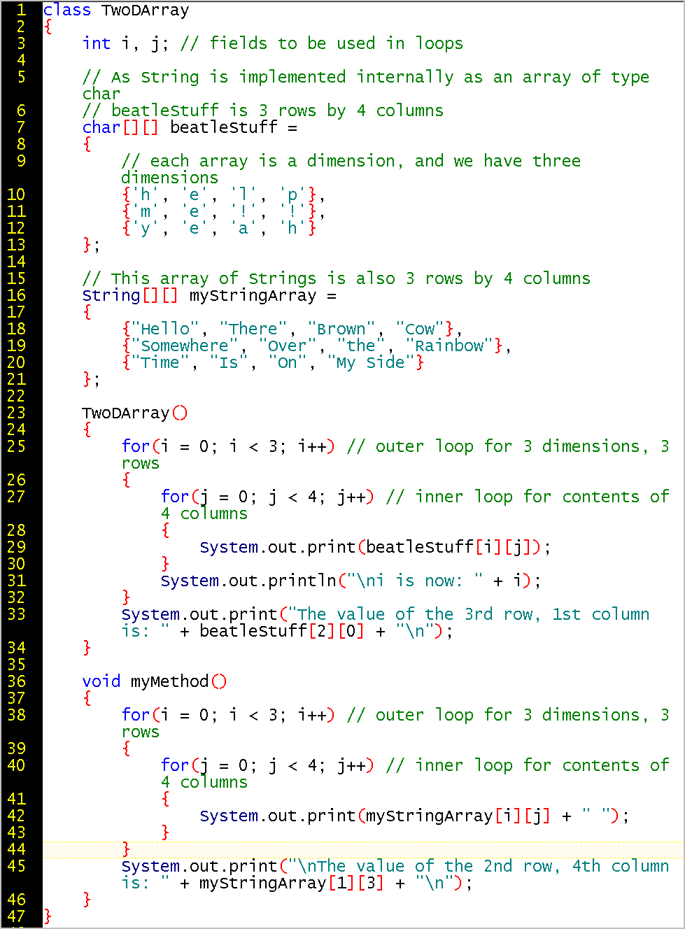 Write a string constant that is the empty string
