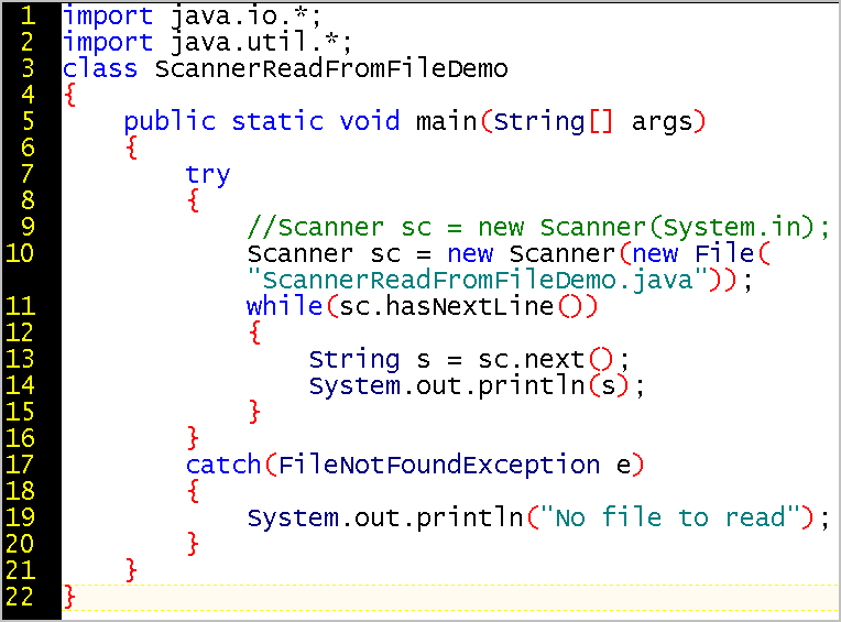 Java Files and IO