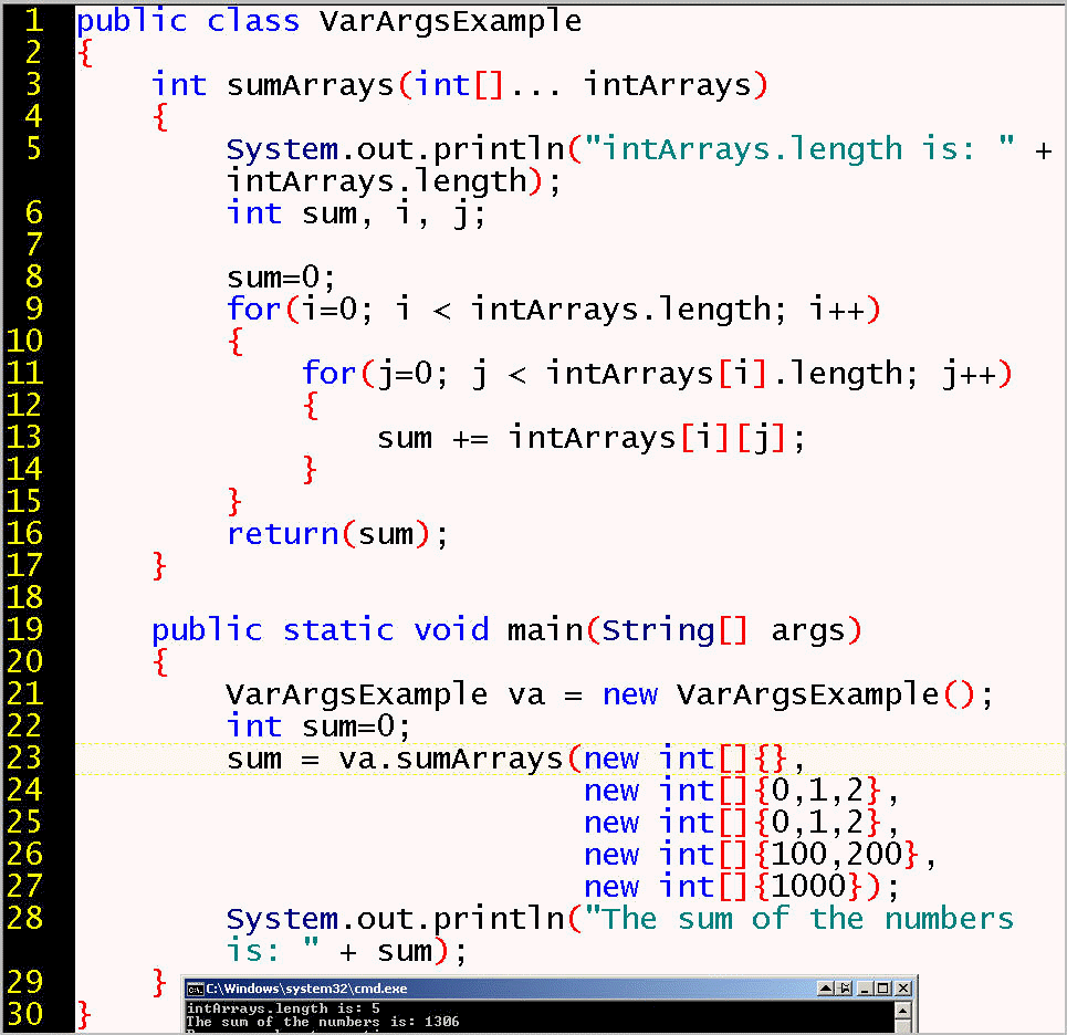 Session 6: First Course in Java